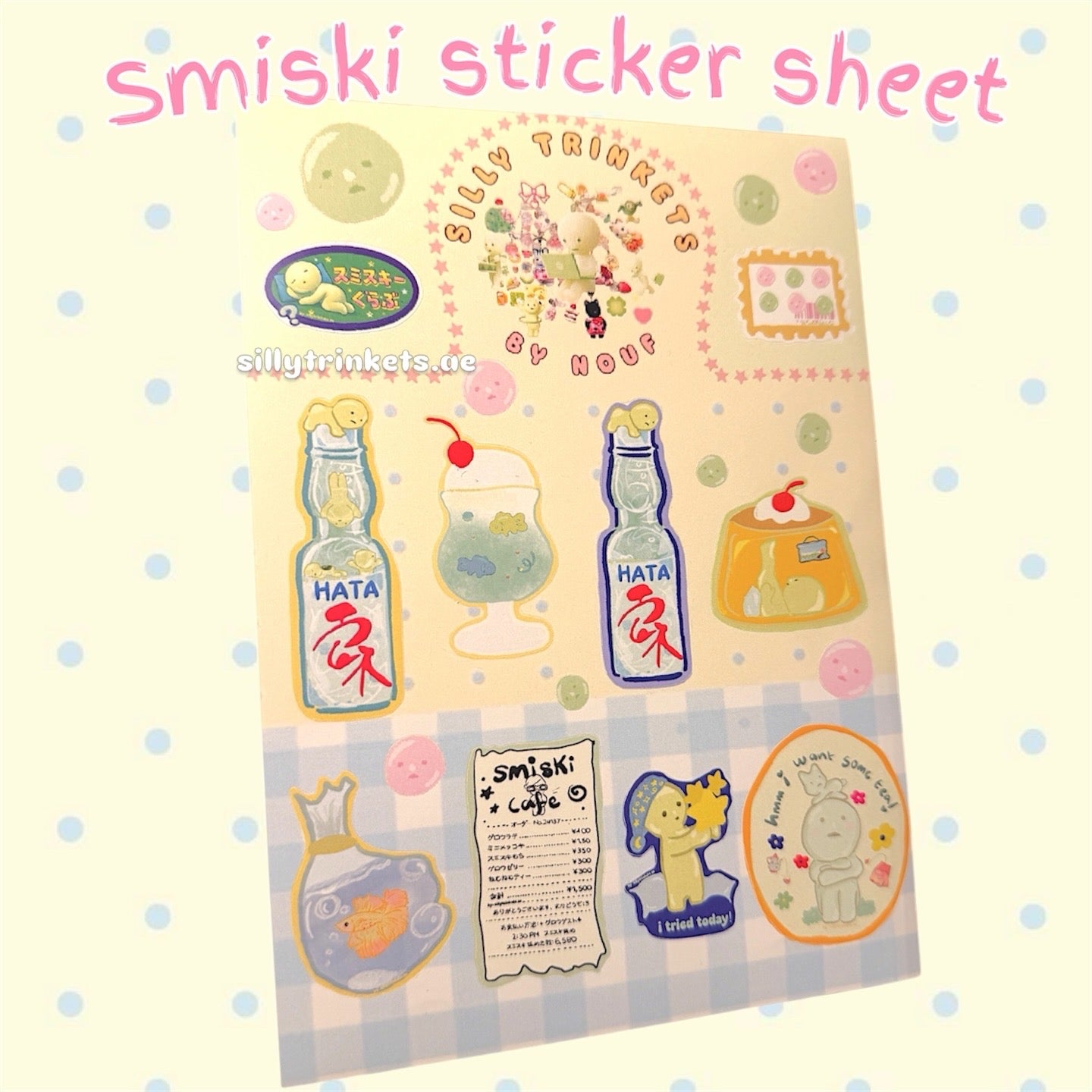 Smiski sticker sheet ๐โ๏ธ๐ก