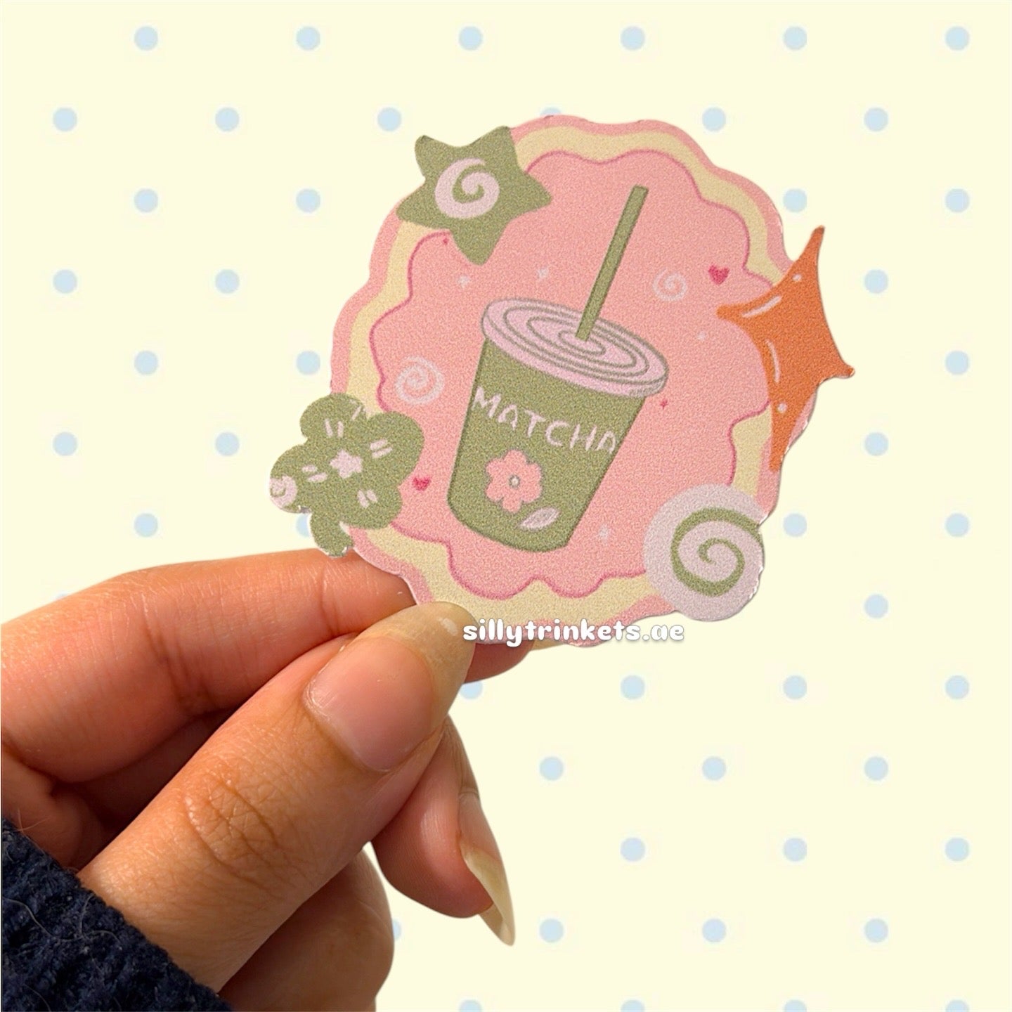 matcha sticker 🍵