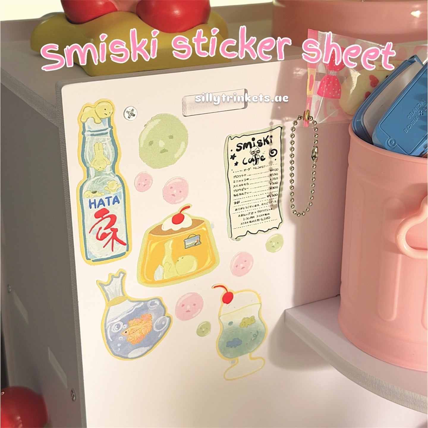 Smiski sticker sheet 🌟☘️🍡