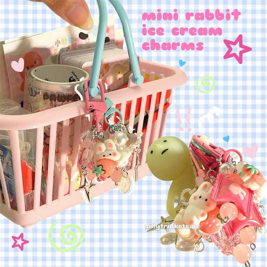 mini rabbit ice cream charm 🍦🐇