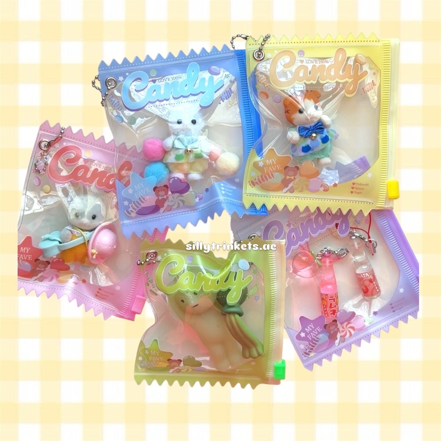 candy keychain bags 🌀🤍