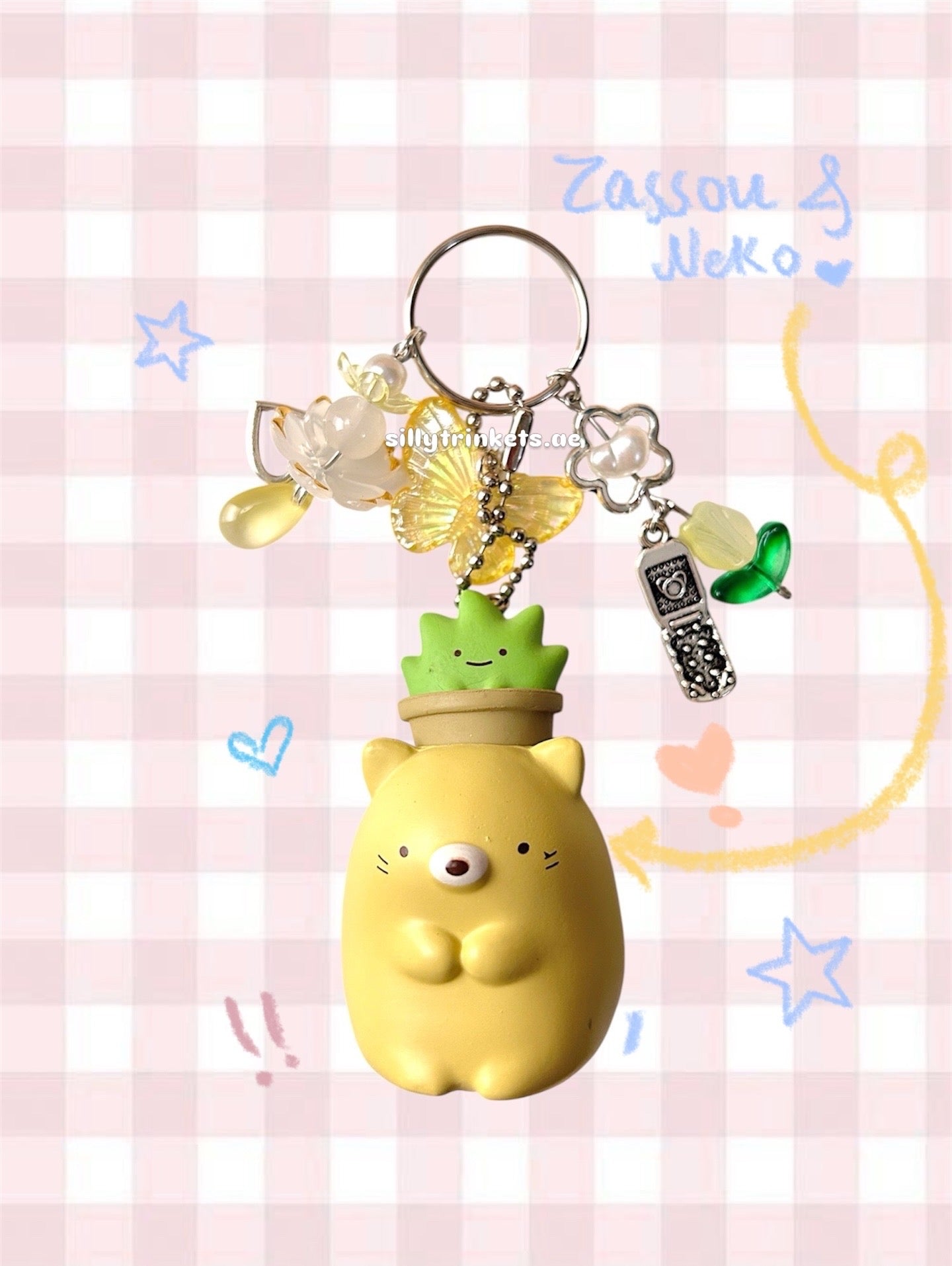 Sumikko gurashi character keychain 𝜗ৎ ｡•ᆺ•｡