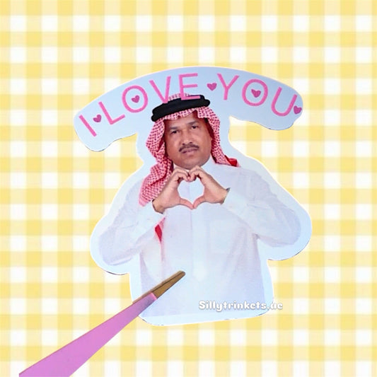 I love you Mohammed Abdu sticker