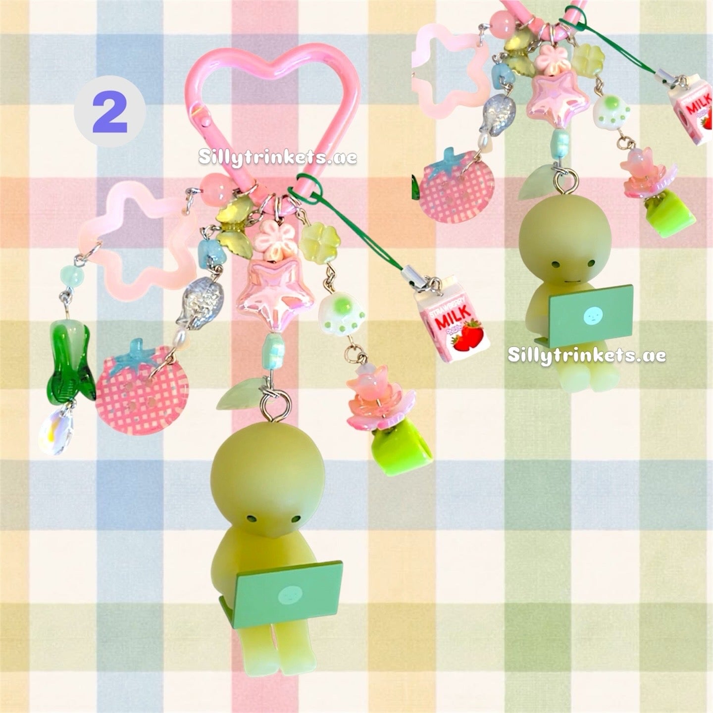 SMISKI AT WORK KEYCHAIN⏰💼