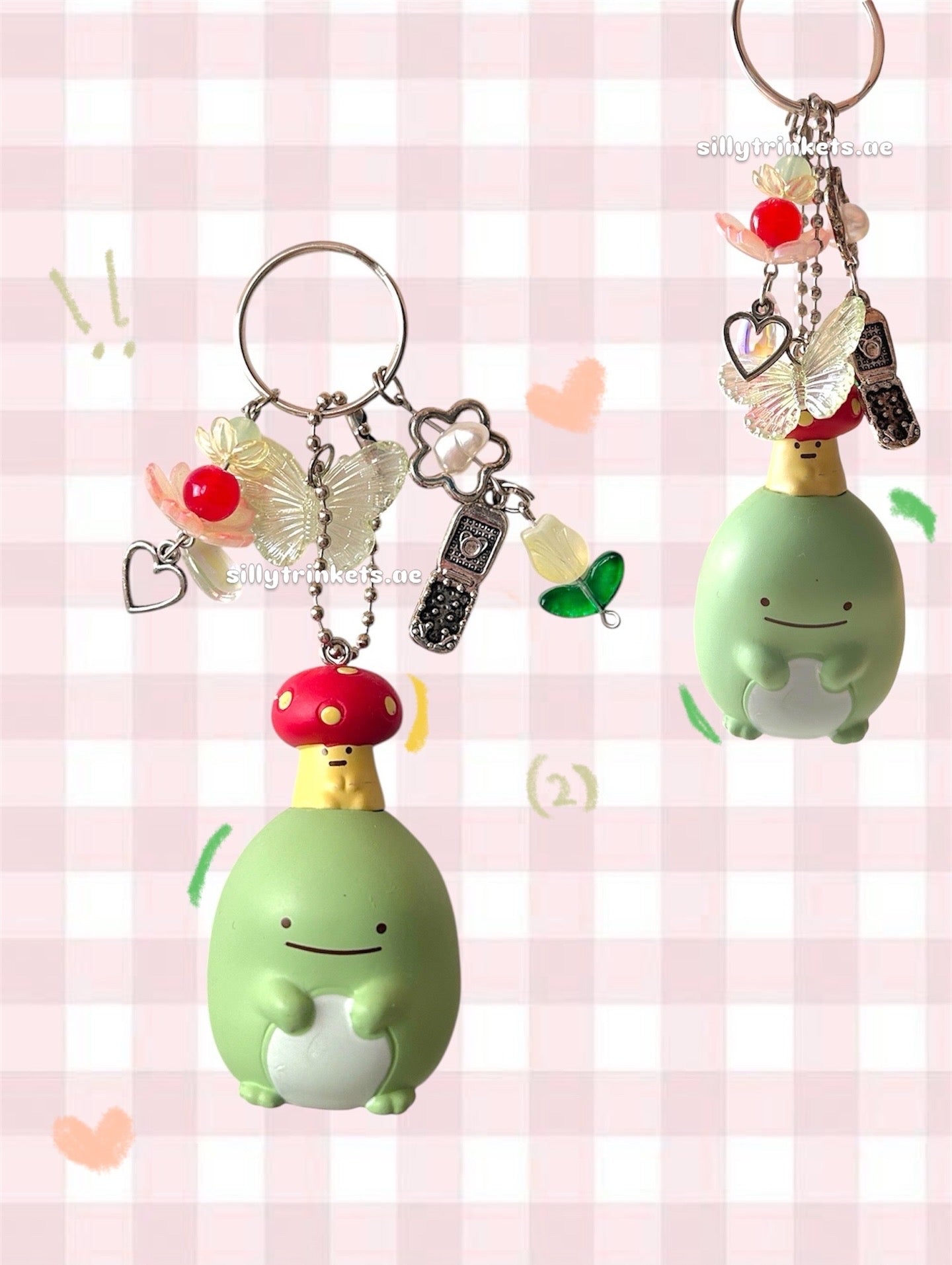 Sumikko gurashi character keychain 𝜗ৎ ｡•ᆺ•｡