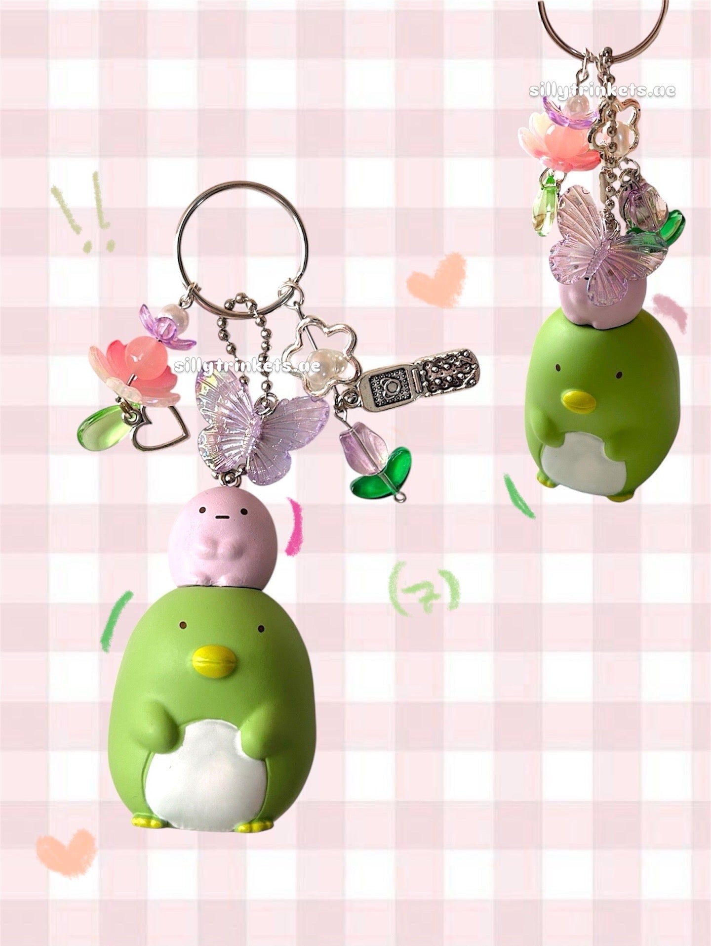 Sumikko gurashi character keychain 𝜗ৎ ｡•ᆺ•｡