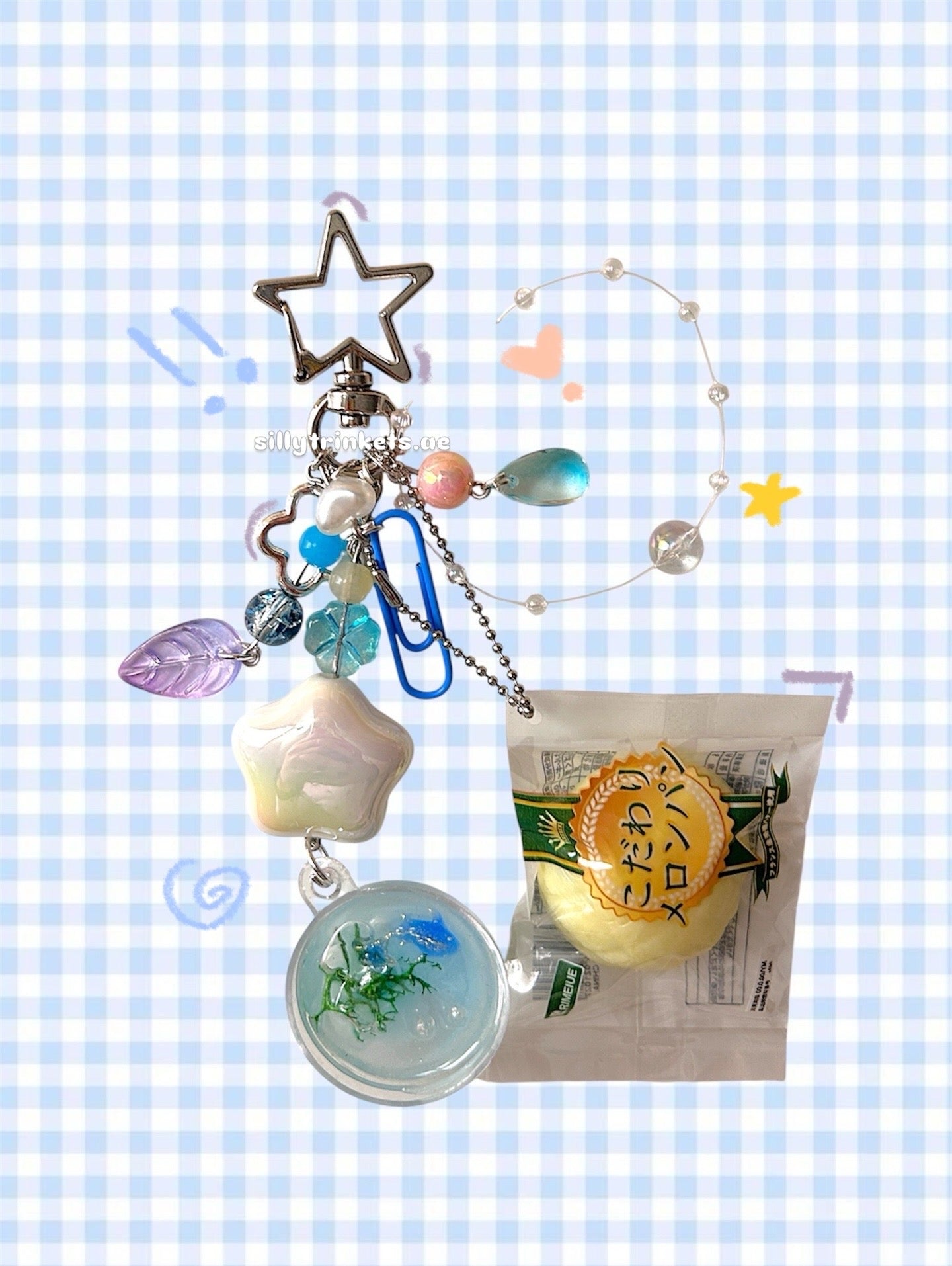 Koi fish handmade Ocean Keychains 𓆝 ⋆｡𖦹°‧🫧
