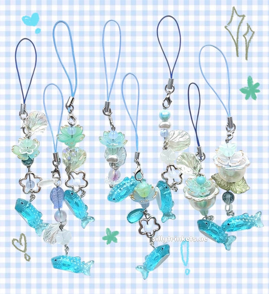 Whale shark phone charms and keychains 🐋🌊🫧