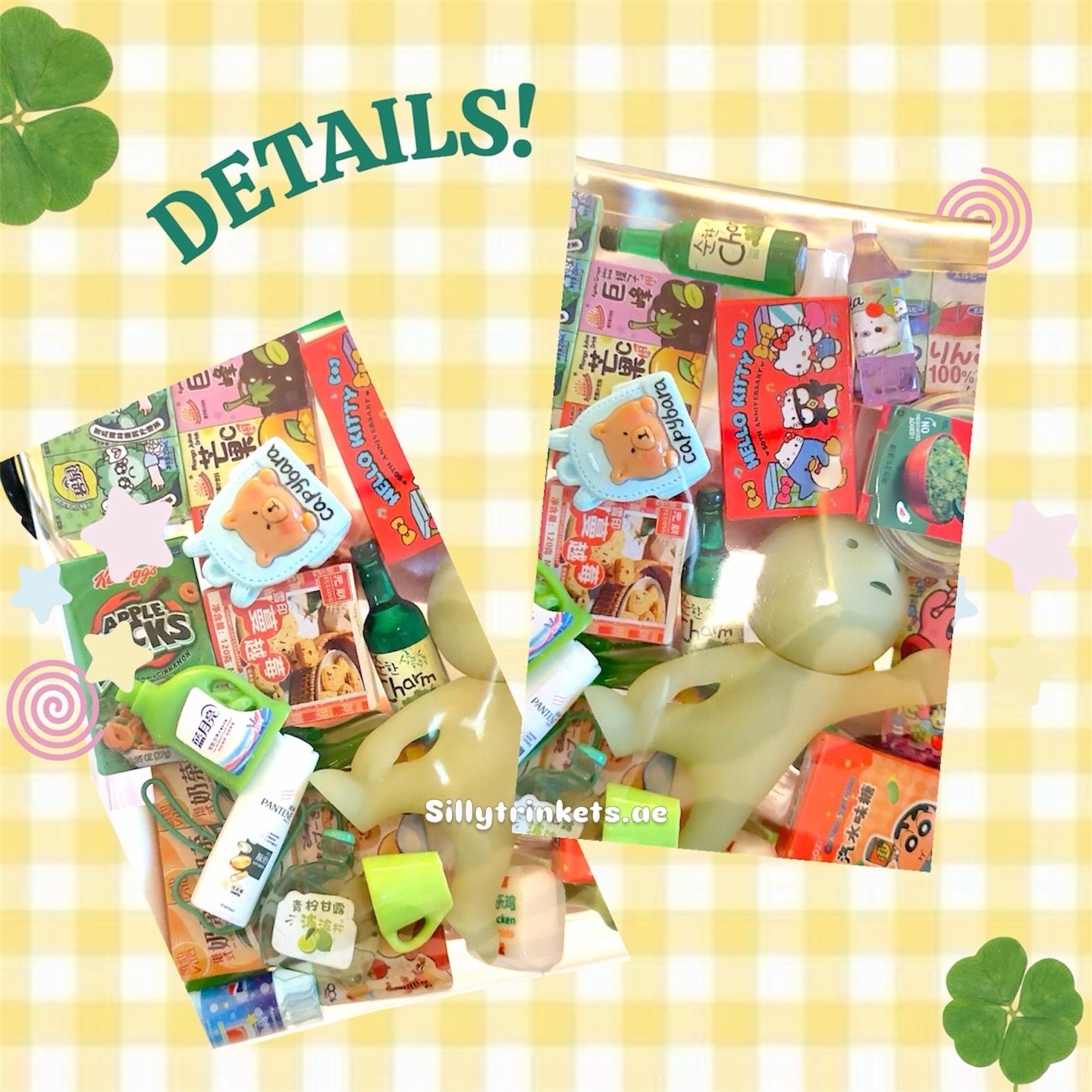 SMISKI TRINKET BAG KEYCHAIN 💼☘️