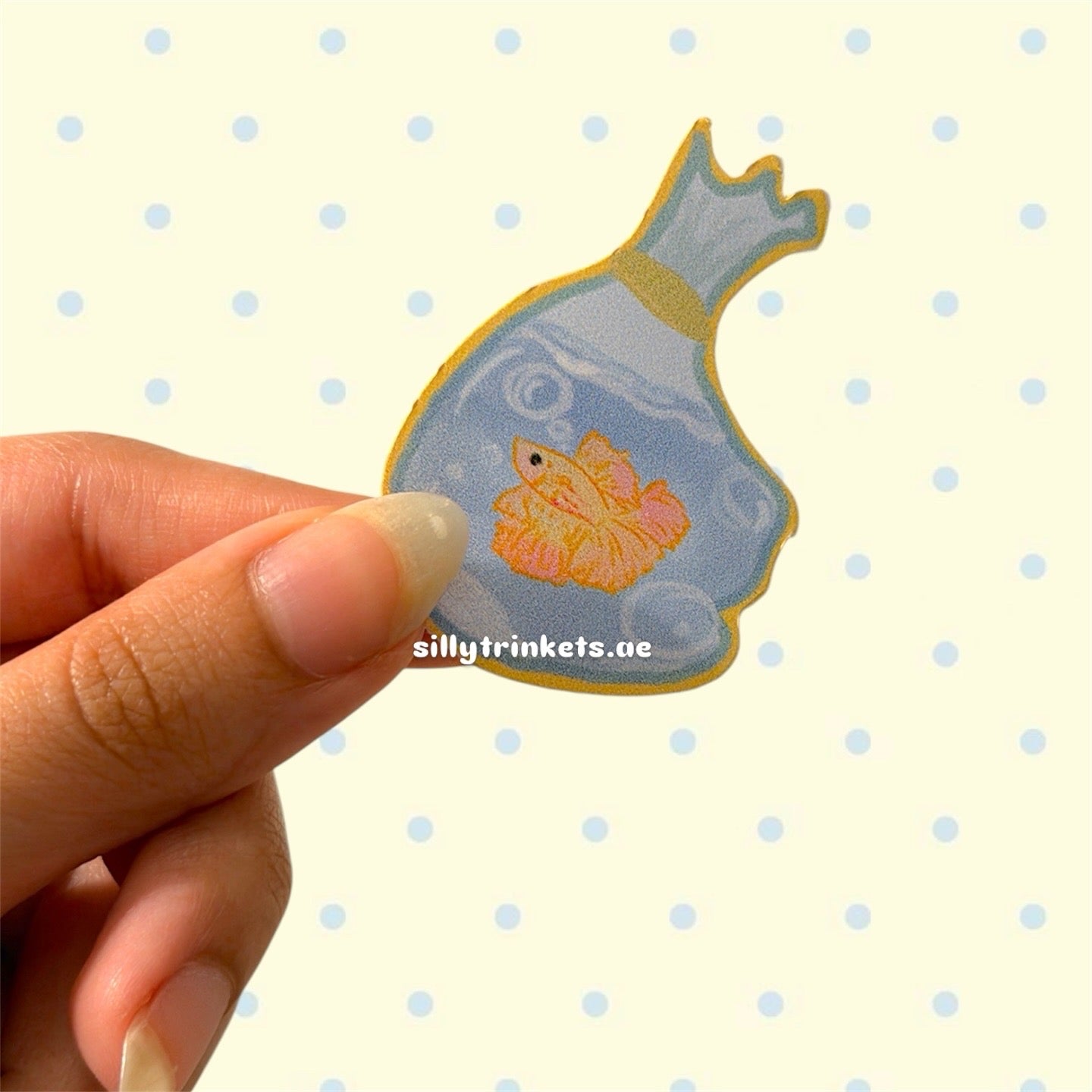 Fish in a bag sticker 🐟
