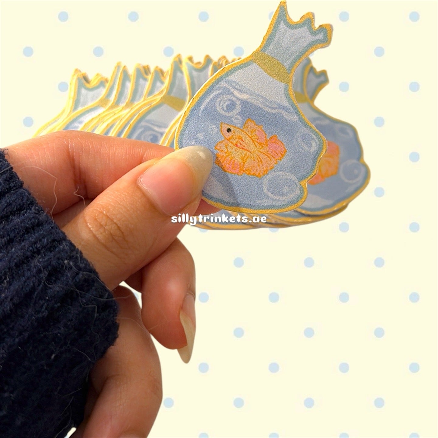 Fish in a bag sticker 🐟