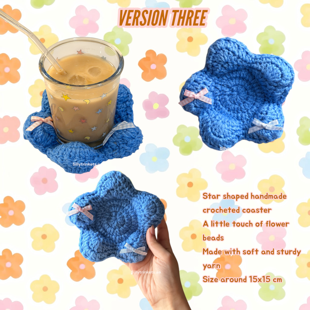 Star crocheted coasters ⭐️‼️