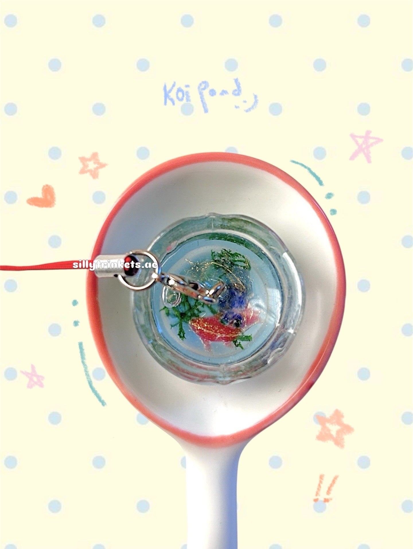 Tiny Fishbowl Charm Keychains ₊˚🐟⋆