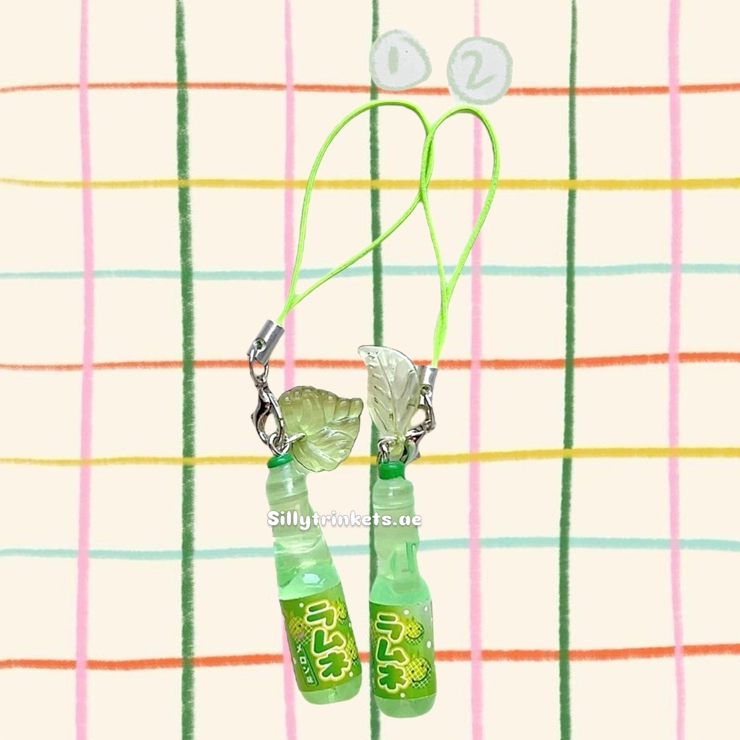 Ramune drinks inspired chains!!(´∀｀)♡