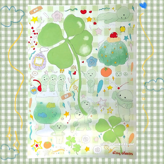 smiski handrawn poster ⋆౨ৎ˚⟡˖ ࣪