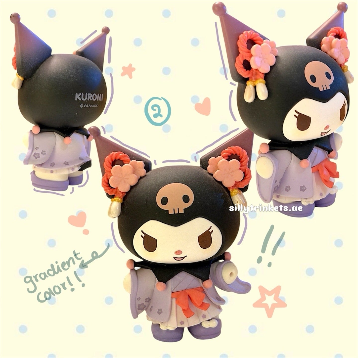 Kuromi figures! 💗⭐️✨