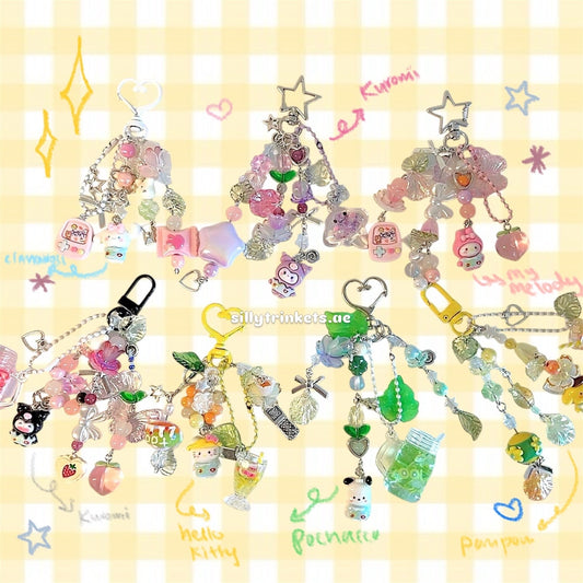 Sanrio keychains ٩(^ᗜ^ )و ´-