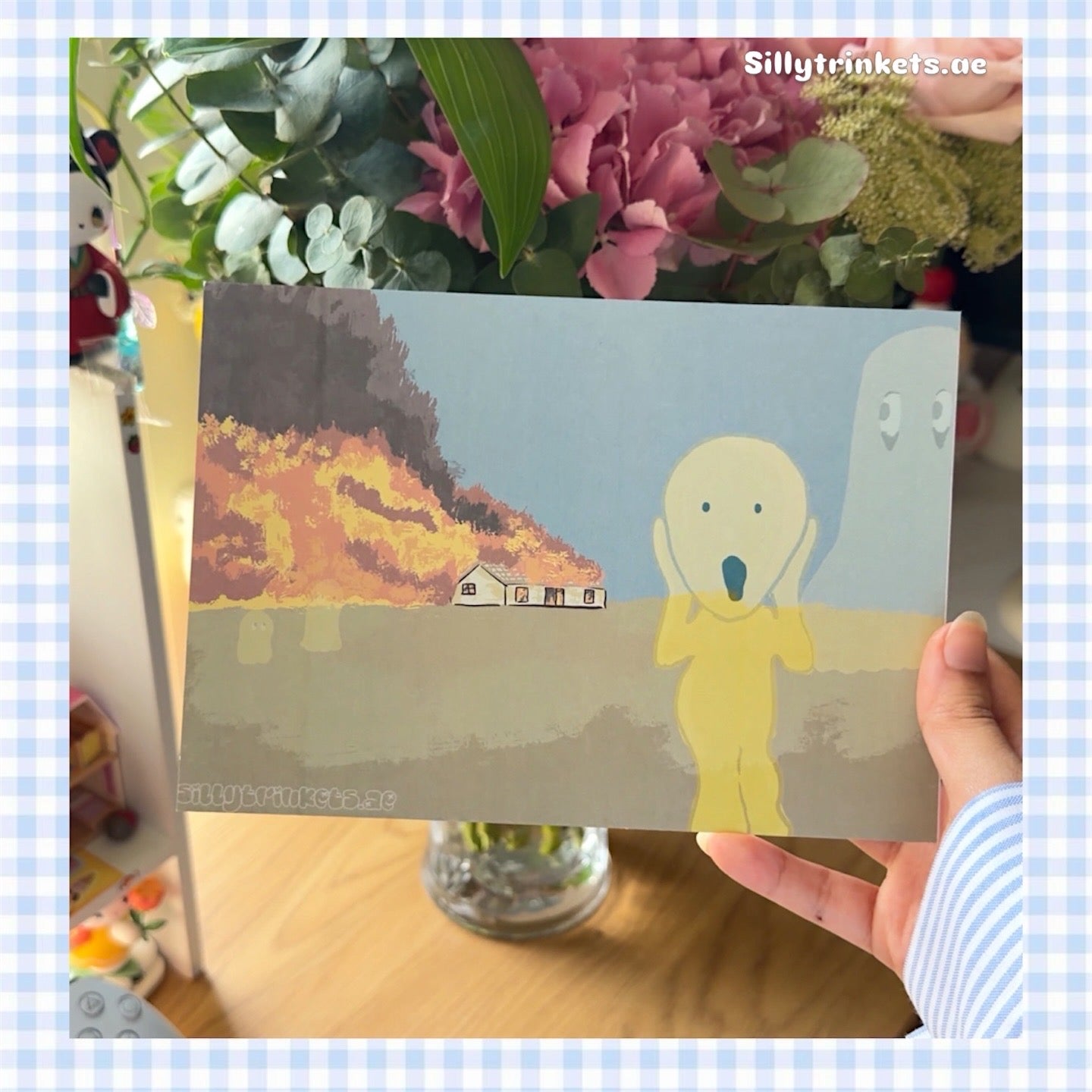 Smiski chaos postcard 🔥