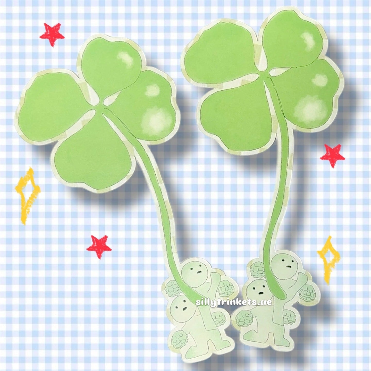 smiski lucky leaf bookmark 📓✧˖°.