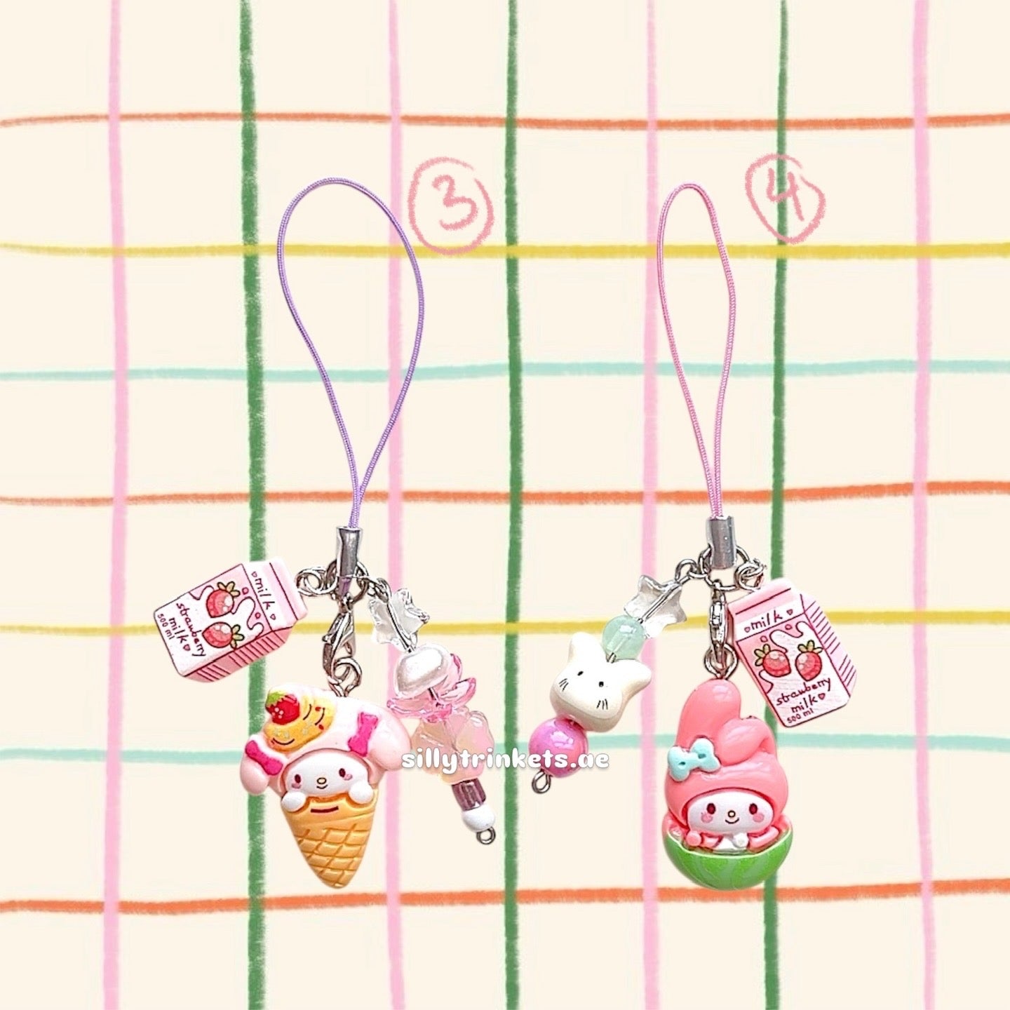 Sanrio phone chain drop!! ♥(๑> ₃ <)♥