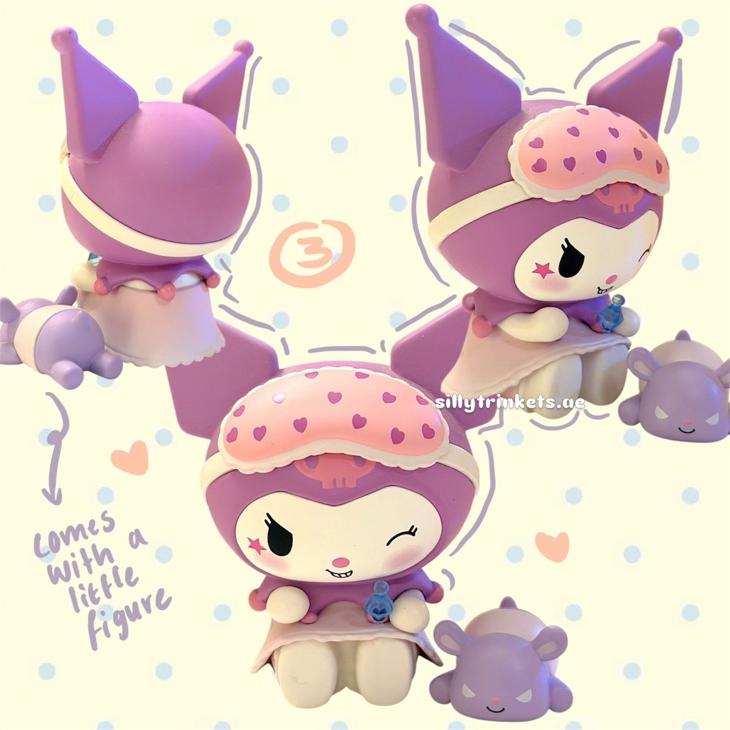 Kuromi figures! 💗⭐️✨