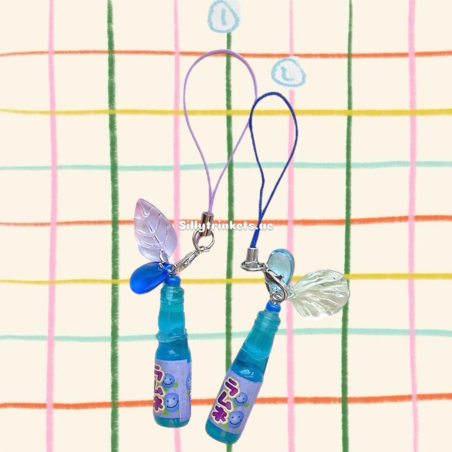 Ramune drinks inspired chains!!(´∀｀)♡