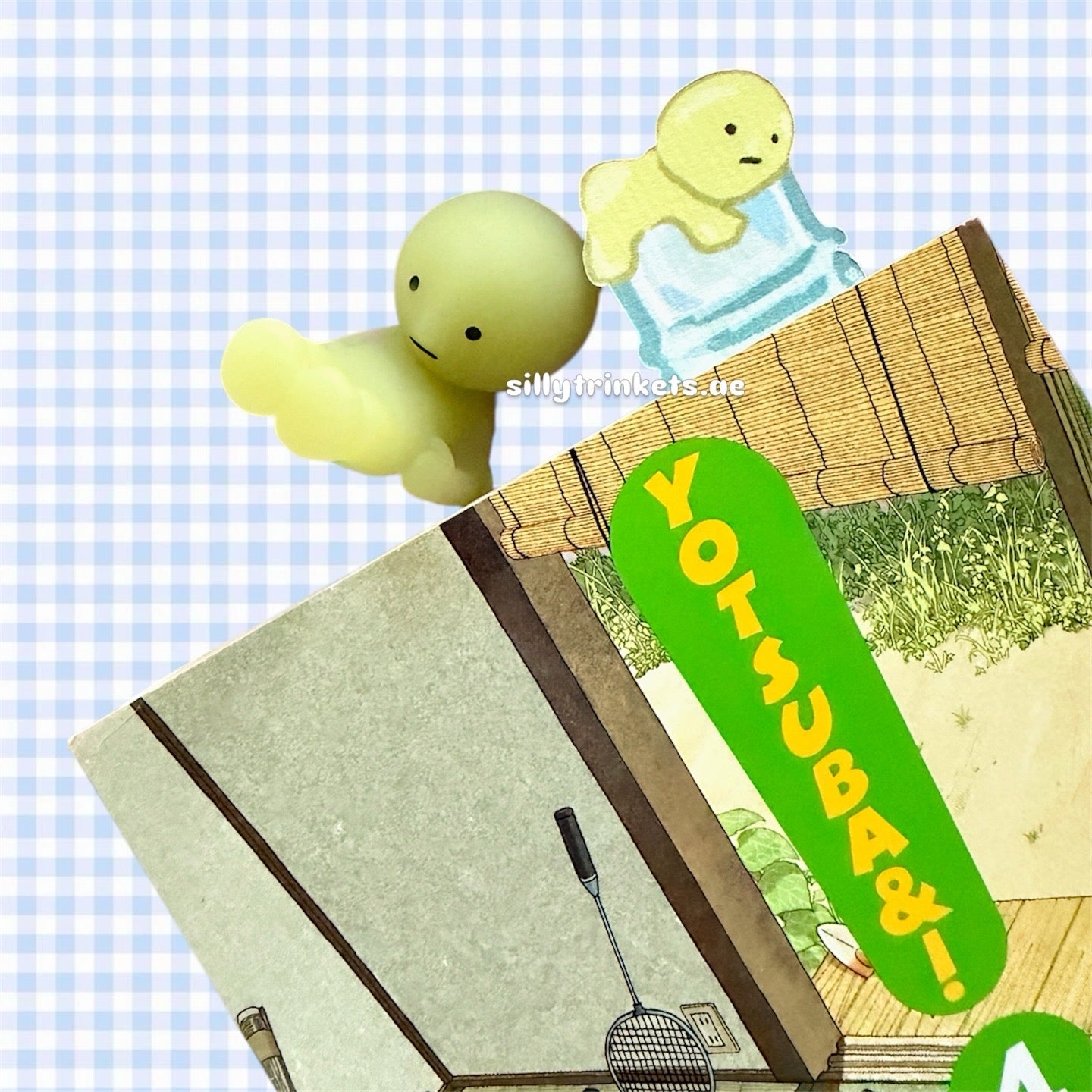 Smiski ramune drink bookmark 🔖