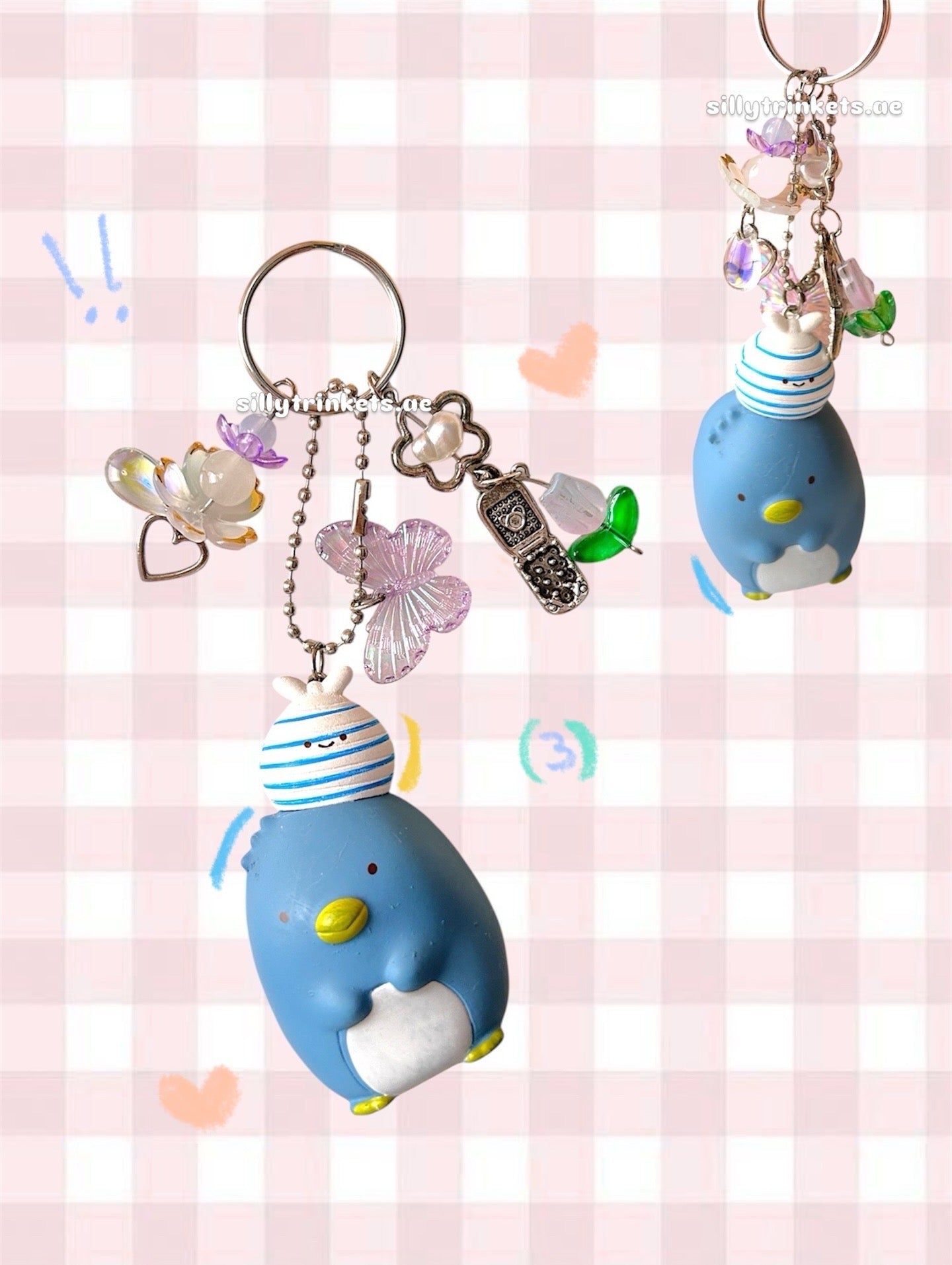 Sumikko gurashi character keychain 𝜗ৎ ｡•ᆺ•｡