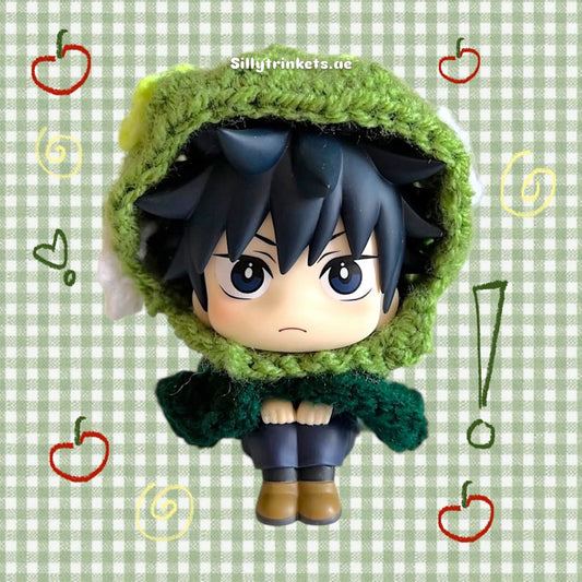 Preorder megumi’s crocheted look up figure little outfit .𖥔 ݁ ˖