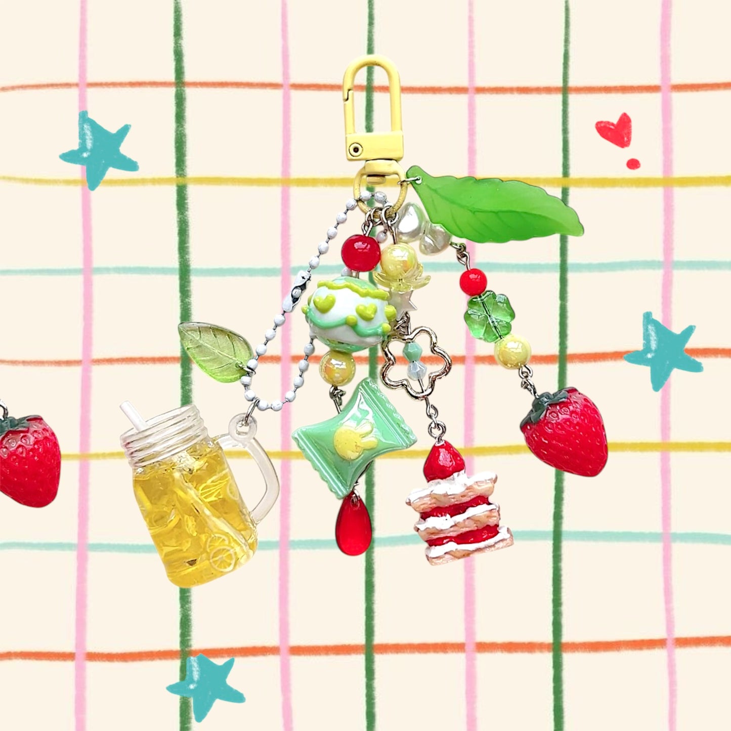 Food based bag keychains! ✨