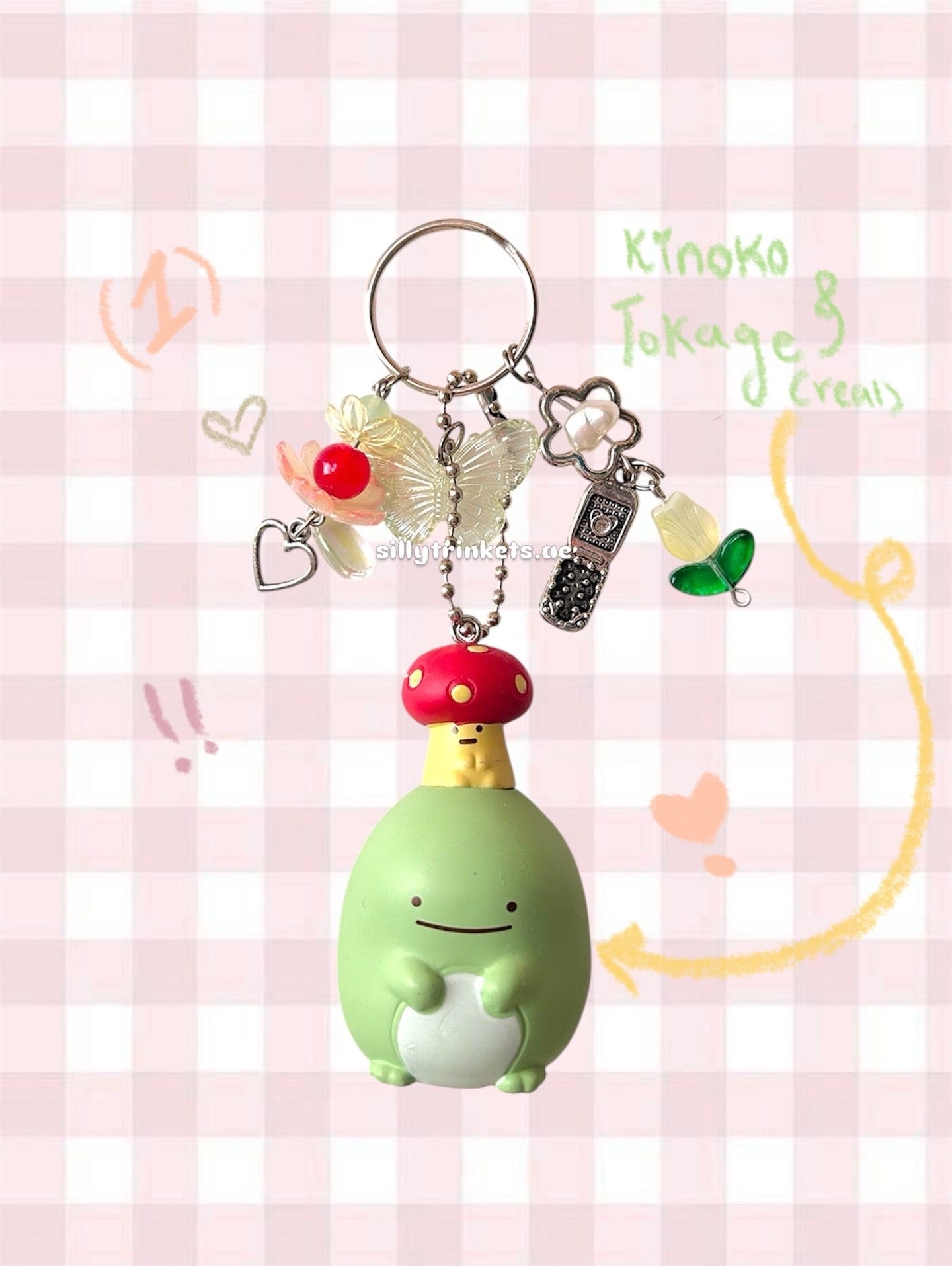 Sumikko gurashi character keychain 𝜗ৎ ｡•ᆺ•｡