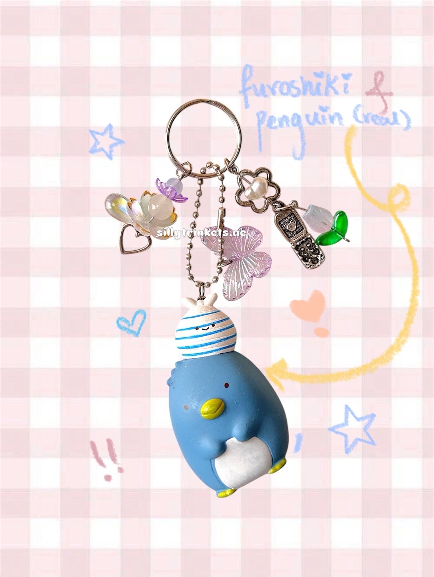 Sumikko gurashi character keychain 𝜗ৎ ｡•ᆺ•｡
