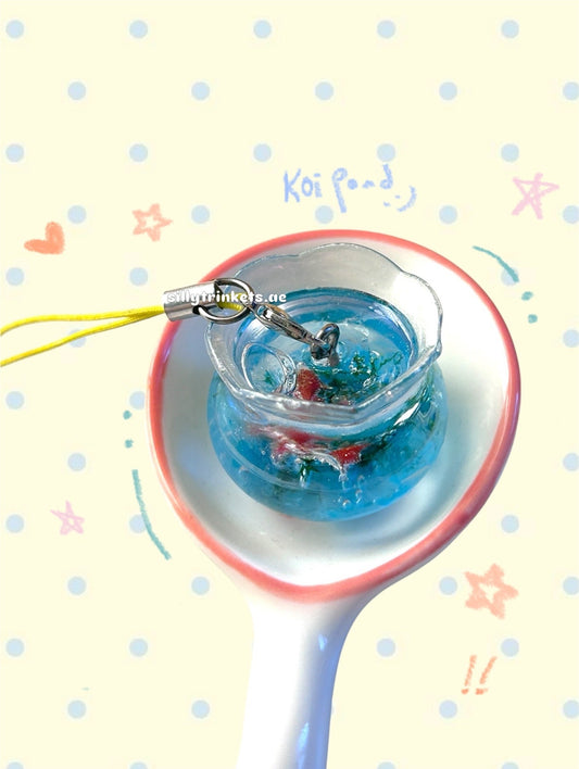 Tiny Fishbowl Charm Keychains ₊˚🐟⋆