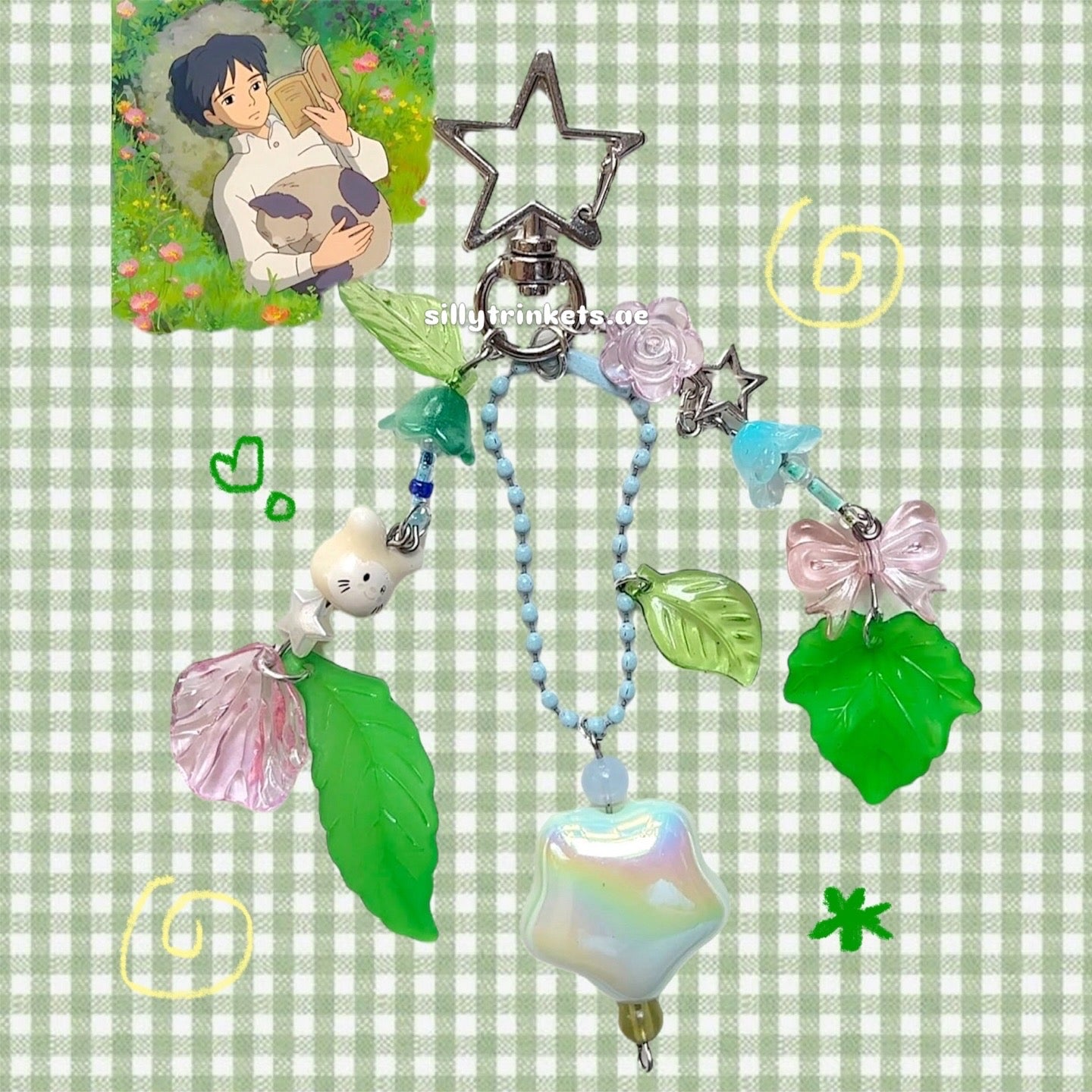 Ghibli themed keychains ᯓ★
