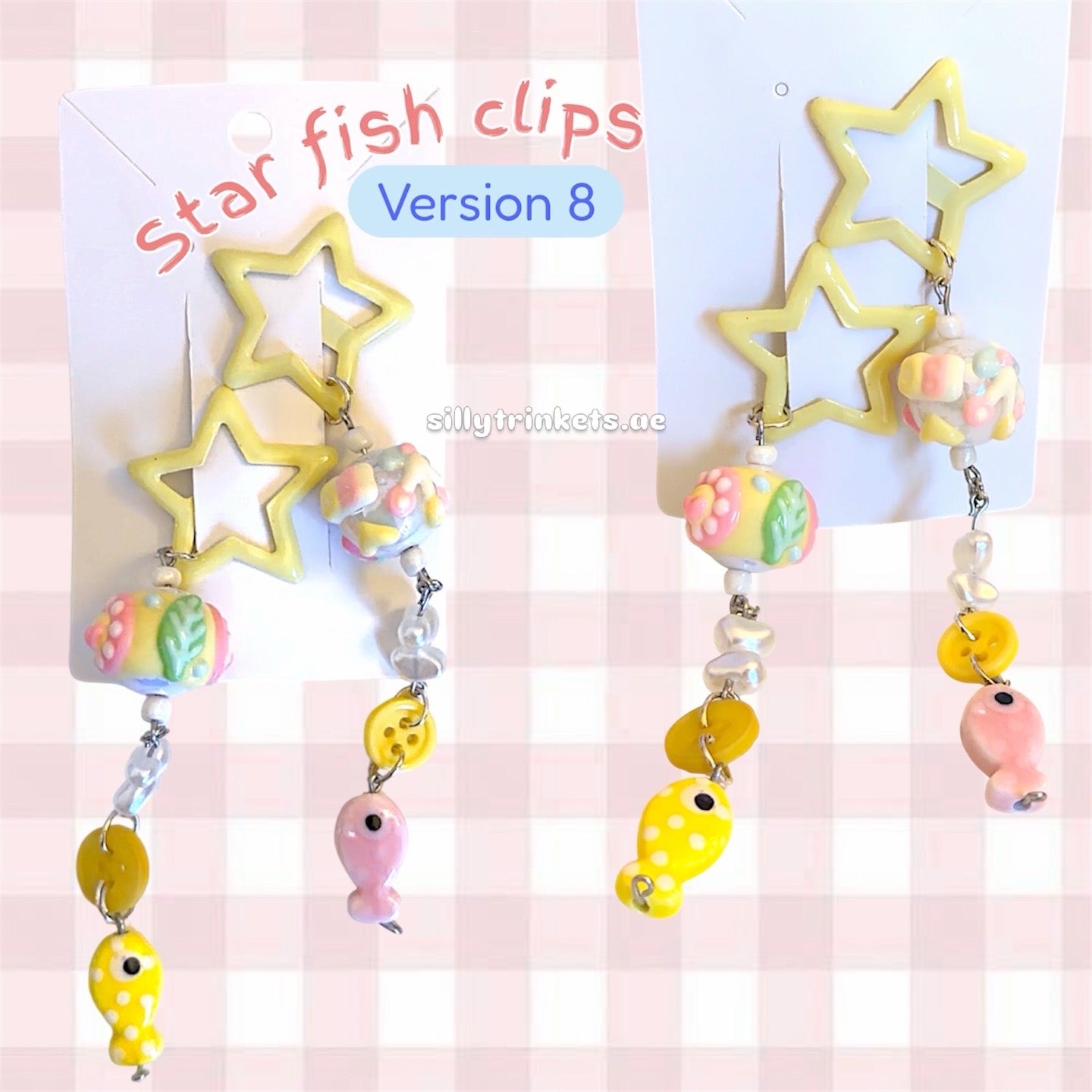 Button hairclips ✨💗
