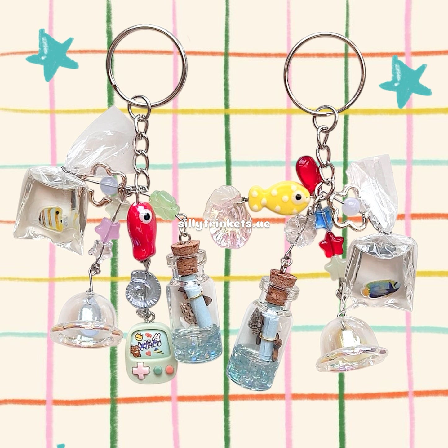 fish keychains! 𓆝 𓆟 𓆞