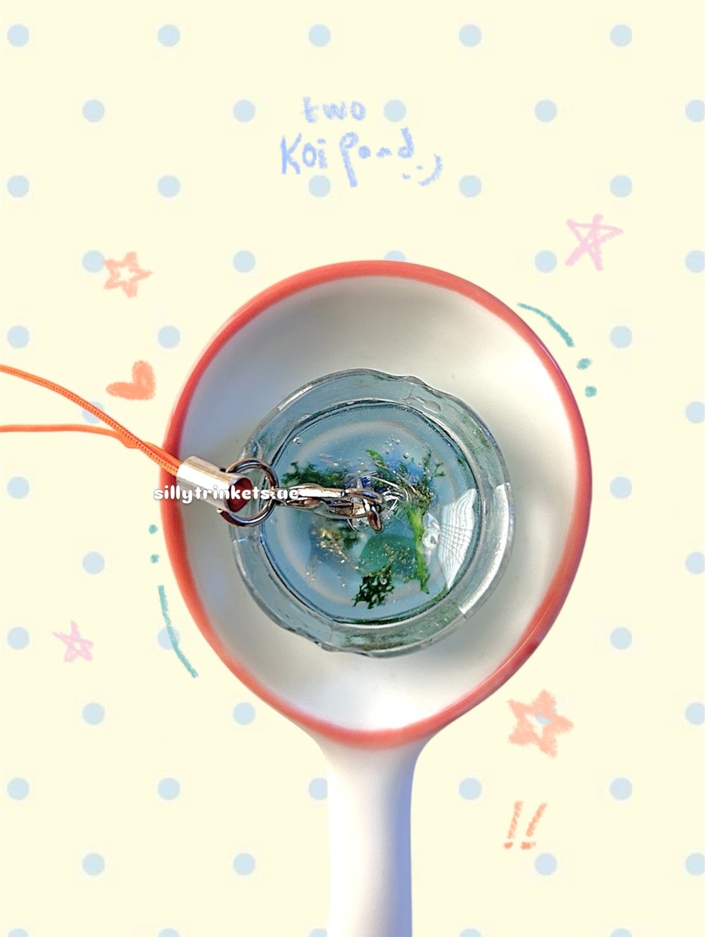 Tiny Fishbowl Charm Keychains ₊˚🐟⋆