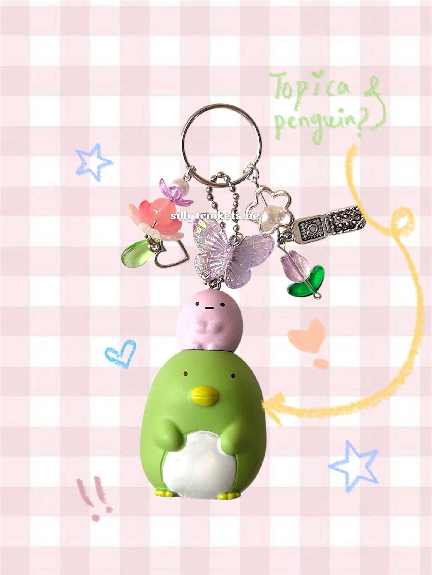 Sumikko gurashi character keychain 𝜗ৎ ｡•ᆺ•｡