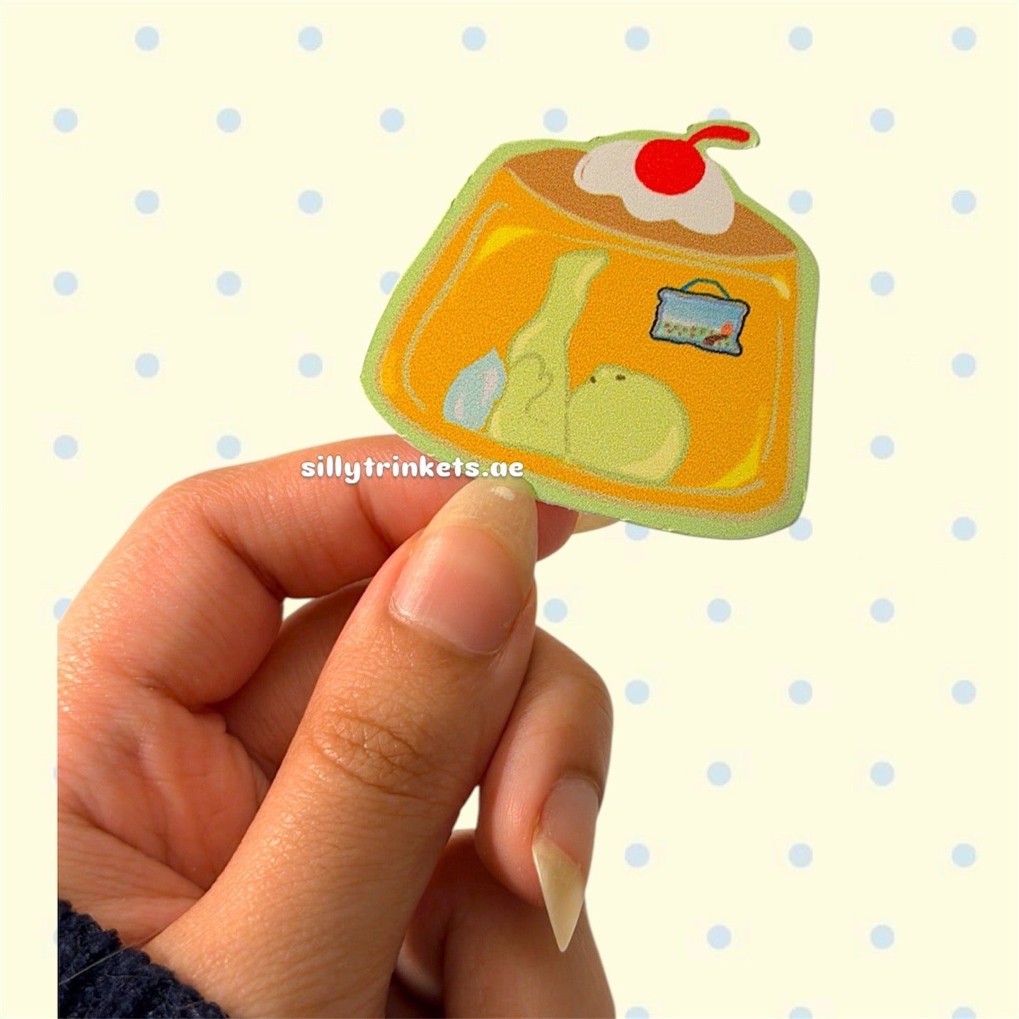 Smiski pudding sticker 🍮
