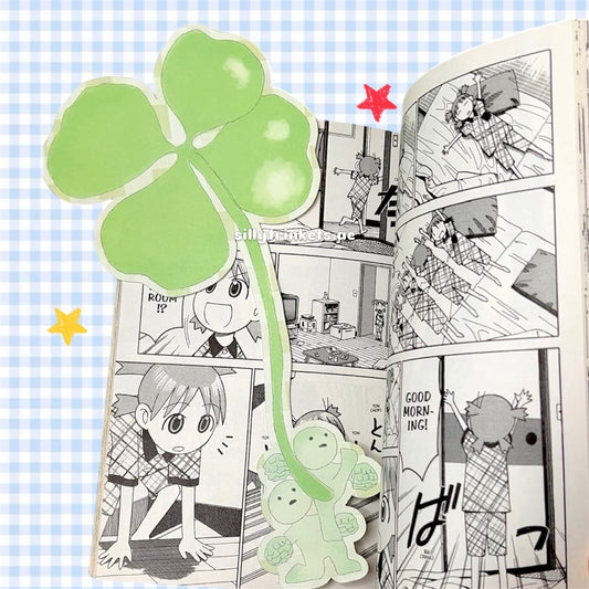 smiski lucky leaf bookmark 📓✧˖°.