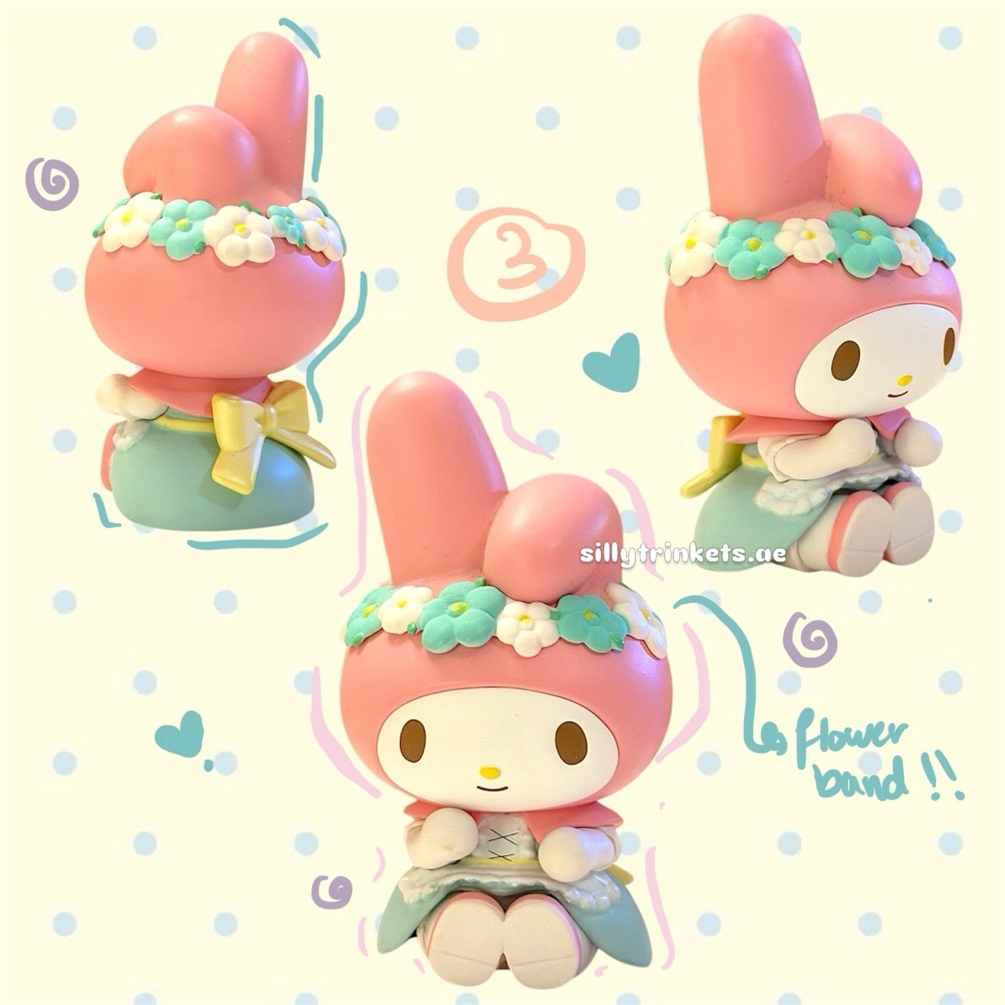 My melody figures 🍡💗🫶🏻