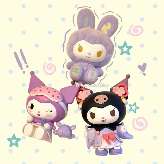 Kuromi figures! 💗⭐️✨