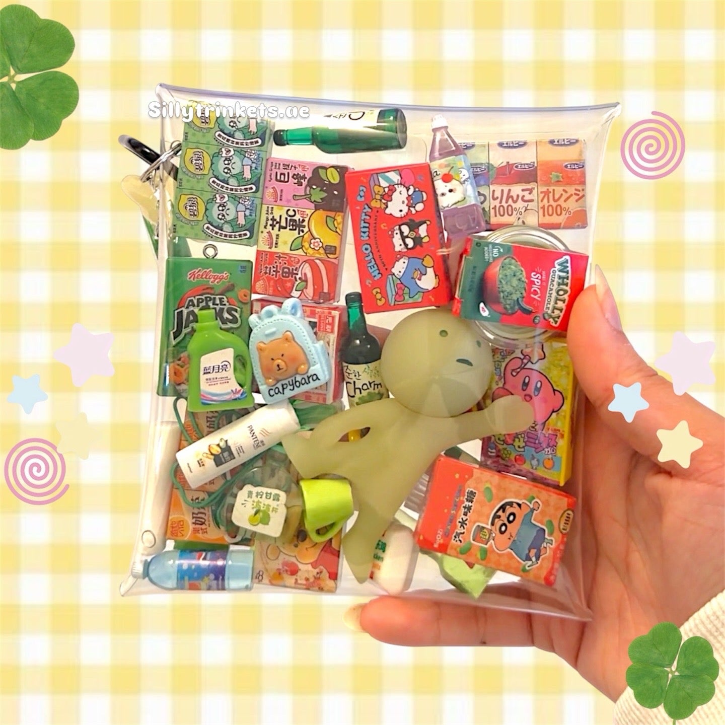 SMISKI TRINKET BAG KEYCHAIN 💼☘️