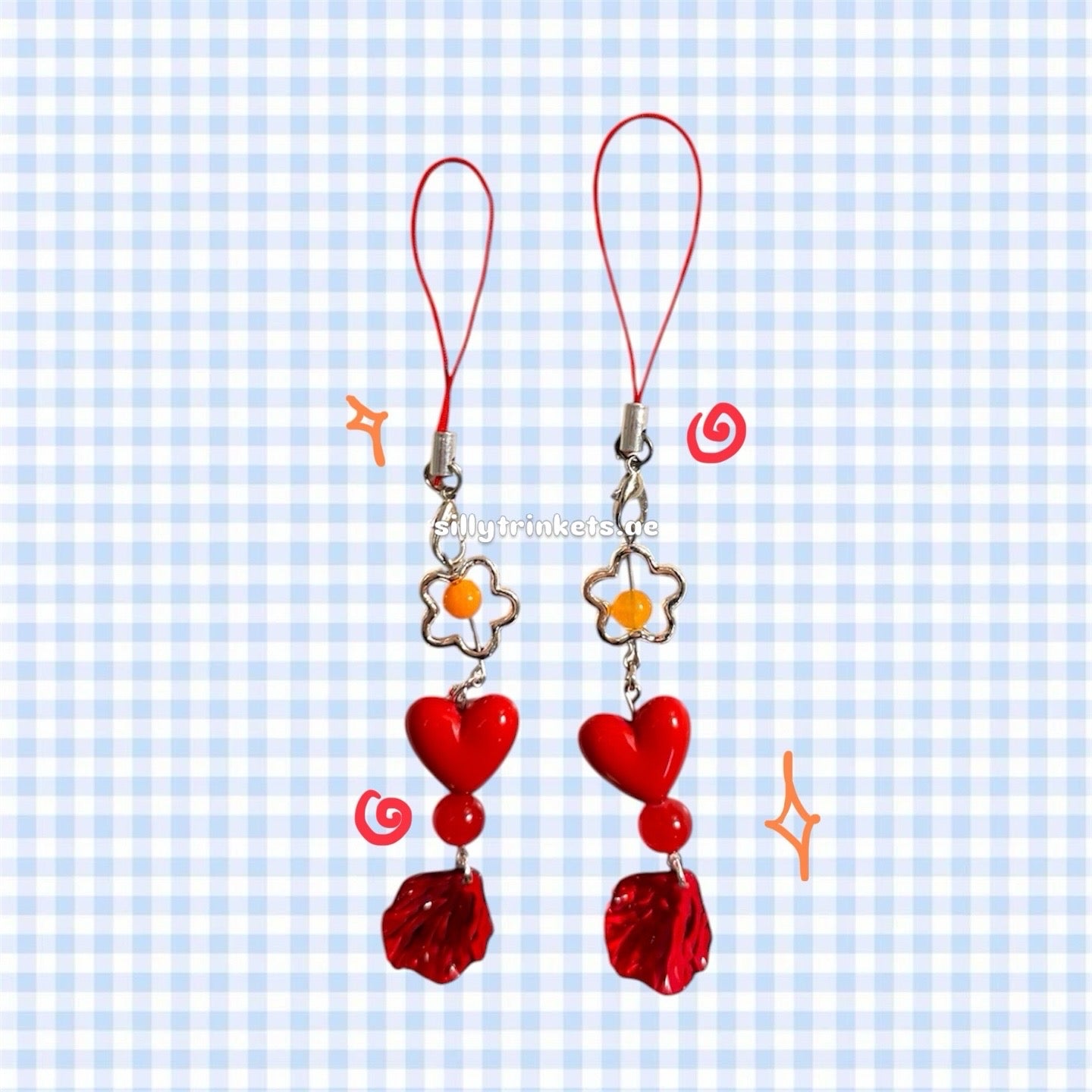 Love heart phone charms ❤️🍰